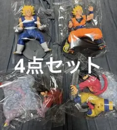 ドラゴンボール　悟空、ベジータ　フィギュア4点セット