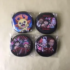 ONE PIECE FILM RED 丸型カラビナ付きポーチ 4種セット