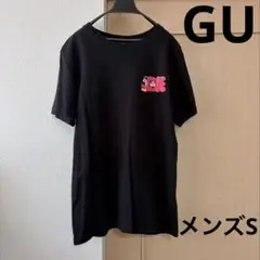 GU メンズS Disney ミッキー＆ミニー LOVE Tシャツ ブラックのサムネイル