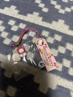 ハローキティ 栃木 いちご 根付 ストラップ 2002年 - メルカリ
