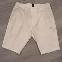 【79】Puma ゴルフウェア　ショートパンツ　白