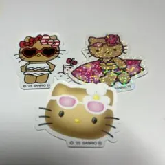 日焼けキティ sweet8月号 付録 シール3枚セット