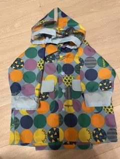 branshes カラフルドット ベビーレインコート 90センチ