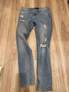 ディーゼル　D-ID ダメージデニム スリムフィットライトブルー