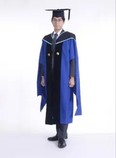 東京大学アカデミックガウンMサイズ　学士　男女兼用　ワッペン付 東京大学 大学院 修士 アカデミックガウン Lサイズ - メルカリ