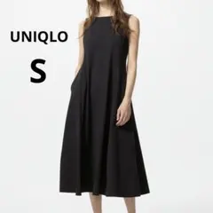 UNIQLO S ウルトラストレッチ エアリズムワンピース　ノースリーブ