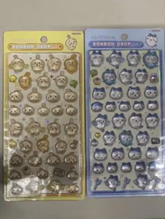 ちいかわボンボンドロップシール 《ハチワレ・うさぎセット》