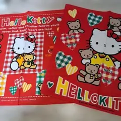 レトロ❗新品❗ハローキティ　ハンカチ２枚セット 1997年