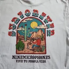 ＊Ninemicrophones＊ Tシャツ Lサイズ ホワイトのサムネイル