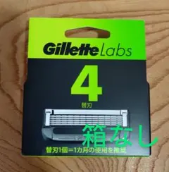 【箱なし】ジレットラボ 替刃 4個 新品 純正品【ゆうパケットポストmini】のサムネイル