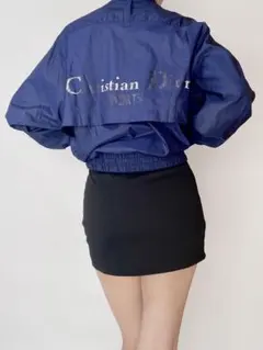 ディオール Christian Dior Sportsネイビー ロゴジャンパー