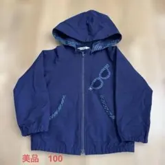再値下げ【美品】familiar メガネデザイン　撥水ジャケット　100