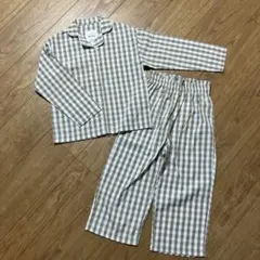 ギンガムチェック長袖パジャマ