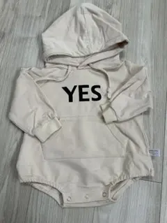 フード付きロンパース 66サイズ