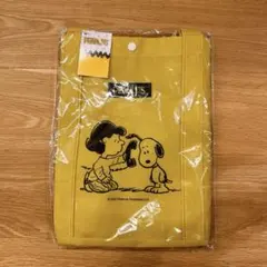 【 新品・未開封 】　スヌーピーメイト　レジバッグ　イエロー