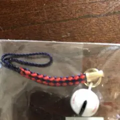 野球ボールデザインストラップ
