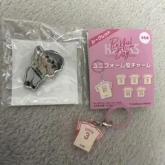 ソフトバンクホークスシークレットピンクフルユニフォーム型チャームクレヨン近藤健介