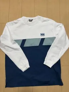 HELLY HANSEN カラーブロック長袖トレーナー
