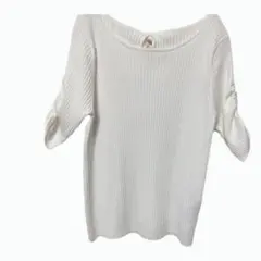 PROPORTION BODY DRESSING五分袖カットソー　ホワイト