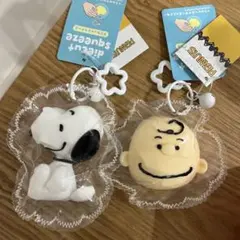 PEANUTS スヌーピー チャーリーブラウン キーホルダー 2種セットのサムネイル