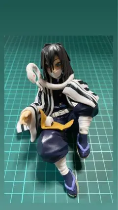 【中古品外箱無し】鬼滅の刃 ちょこのせ フィギュア 伊黒小芭内 1個