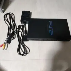 PlayStation 2 本体 黒 AVケーブル、PS2専用ソフト付き
