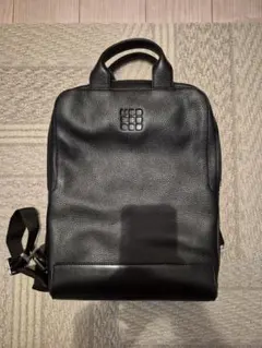 Moleskine レザー バックパック ブラックのサムネイル