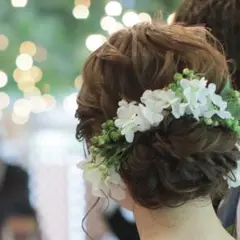 ウェディング ヘッドドレス＆イヤリング