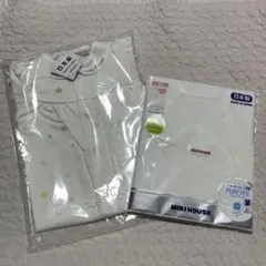 ミキハウス　ベビー短肌着＋ツーウェイオール