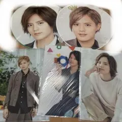 16日まで限定価格！ 岡本圭人 うちわ 2本 クリアファイル 3枚