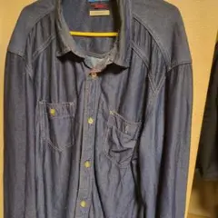 デニム長袖シャツ