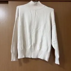 ITEMS URBAN RESEARCH ハイネック長袖ニット ホワイト