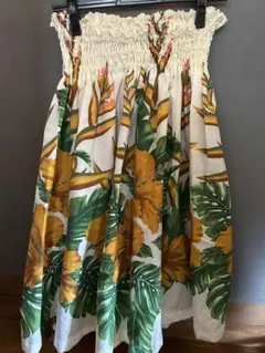 フラダンス用花柄スカート