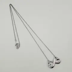 美品　ティファニー　パロマピカソ　ダブルラビングハートネックレス　925 正規品