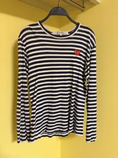に*き様 PLAY COMME des GARCONS ボーダー長袖カットソーのサムネイル