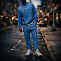 NIKE ナイキ ジョーダン セットアップ 水色 スウェット 上下