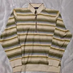 Golden Bear ストライプポロシャツ M