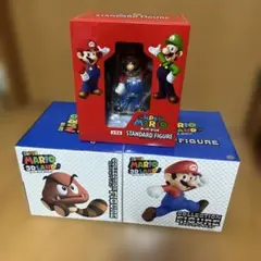 スーパーマリオフィギュア 3個セット　マリオ　クリボー