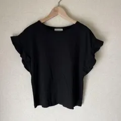 OPAQUE.CLIP オペークドットクリップ　黒い半袖カットソーのサムネイル