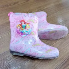 長靴 ディズニープリンセス 16cm ピンク