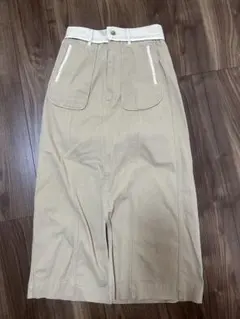 Cepo ベージュ タイトスカート