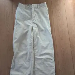 ホワイト チノパン コーデュロイ