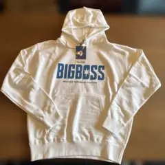 【新品】 BIG BOSS ロゴパーカー 日本ハムファイターズ白 Lサイズ