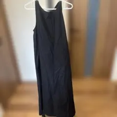 【美品】黒 ノースリーブ ロングワンピース　GRL