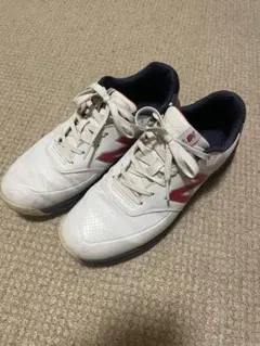 New Balance スパイクシューズ ホワイト/レッド