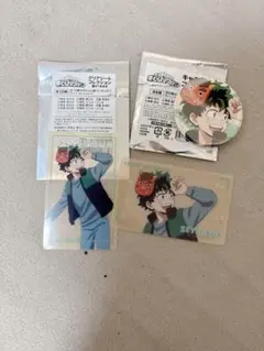 僕のヒーローアカデミア 豆まき 緑谷出久 缶バッジ クリアカード