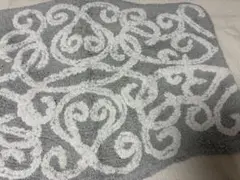 Francfranc室内用玄関マット グレーとホワイト