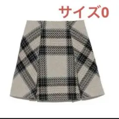 さくま様専用snidel スナイデル ロービングチェックミニスカート アイボリー