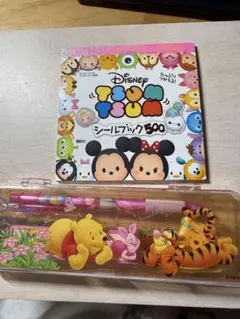 ディズニー ツムツム プーさん 文具セット シールブック