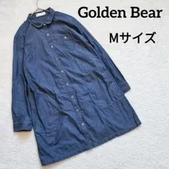 Golden Bear 　長袖　デニムシャツ　チュニック　羽織り　ワンピース　М